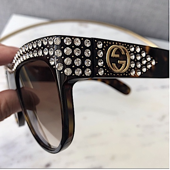 Gucci Havana Hollywood Forever Gg0147s SunglassesBrand new! 100% Authentic guara main image 8